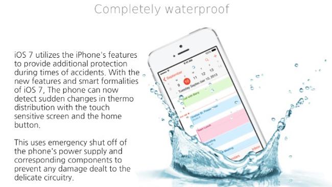 ios7 waterproof