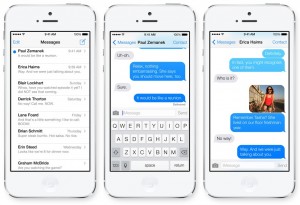 iMessage in azione
