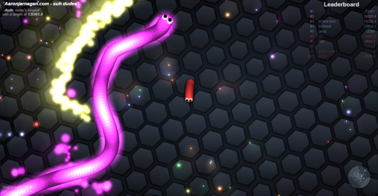 SSSnaker: Il gioco in cui controlli un serpente che spara